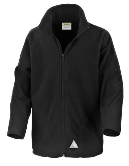 Junior Microfleece Jacket — Black