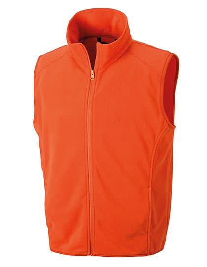 Micro Fleece Gilet — Orange