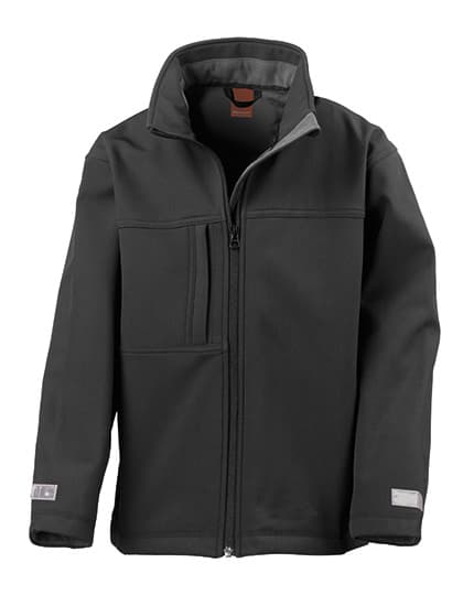 Junior Classic Soft Shell Jacket — Black