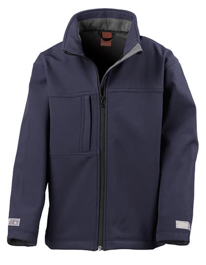 Junior Classic Soft Shell Jacket — Navy