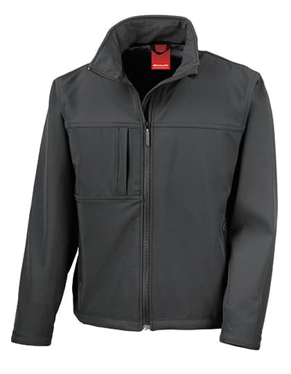 Classic Soft Shell Jacket — Black