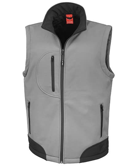 Soft Shell Bodywarmer — Workguard Grey
