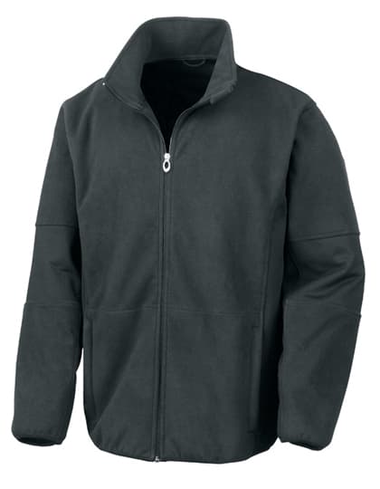Osaka Combed Pile Soft Shell Jacket — Black