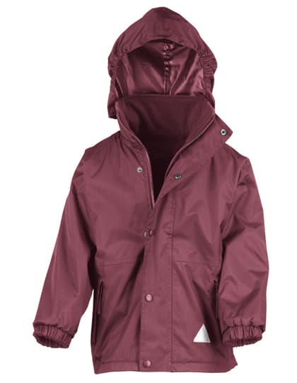 Junior Stormdri 4000 Recycled Coat — Burgundy