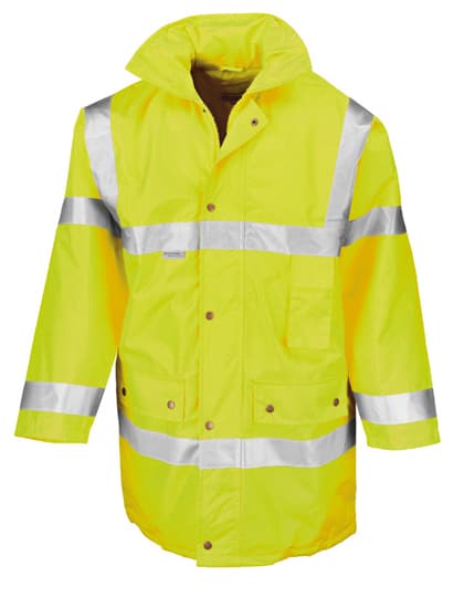 Safety Jacket — Fluorescent Yellow