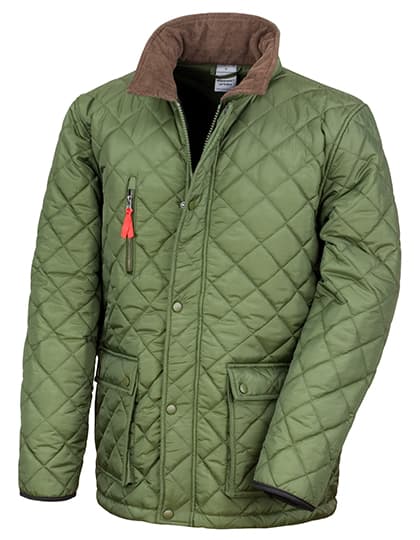 Cheltenham Gold Jacket — Olive Green