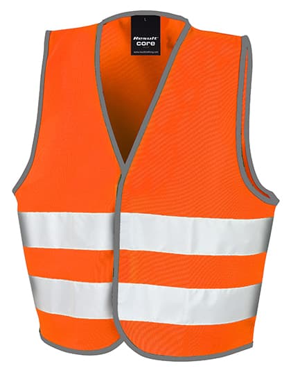 Junior Safety Vest — Fluorescent Orange
