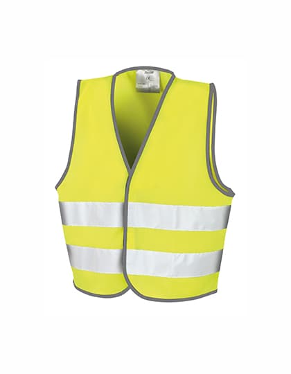 Junior Safety Vest — Fluorescent Yellow