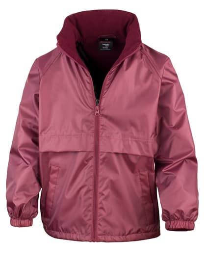 Microfleece Lined Jacket — Burgundy