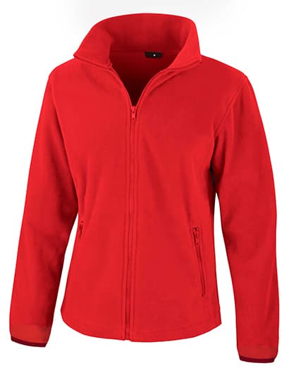 Womens Norse Outdoor Fleece Jacket — Flame Red