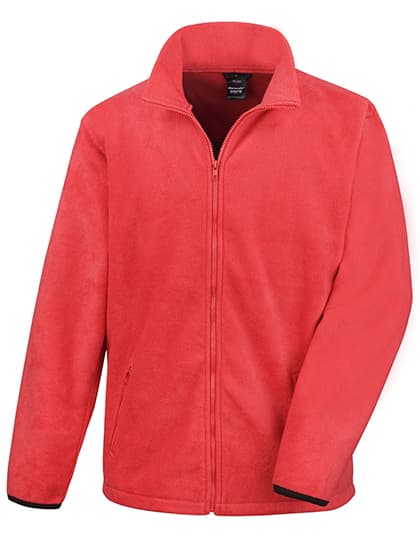 Mens Norse Outdoor Fleece Jacket — Flame Red