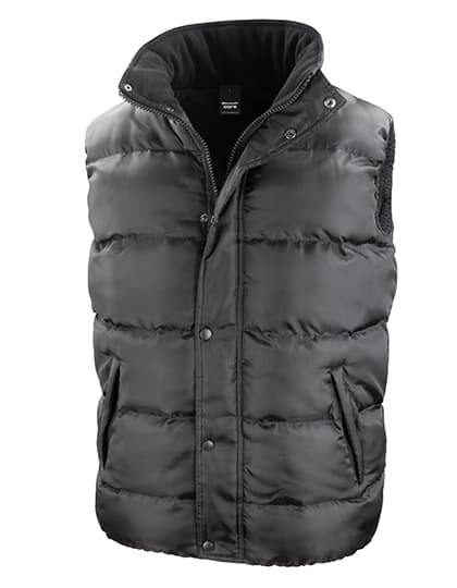 Nova Lux Hooded Gilet — Black