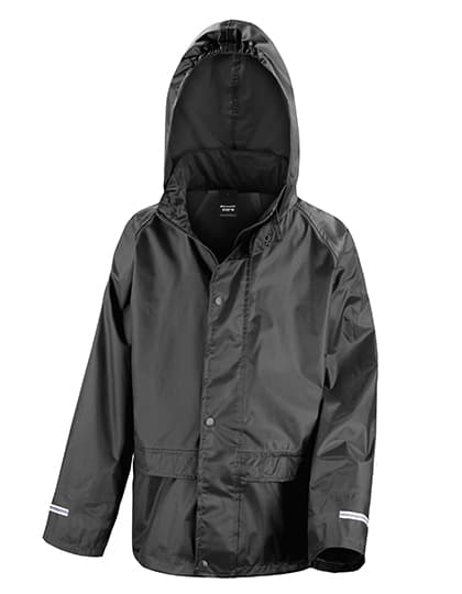 Junior Rain Jacket — Black