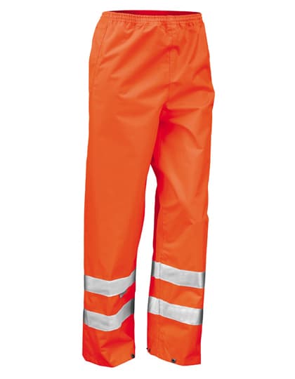 Safety High Vis Trouser — Fluorescent Orange