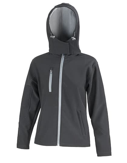 Women´s TX Performance Hooded Soft Shell Jacket — Black