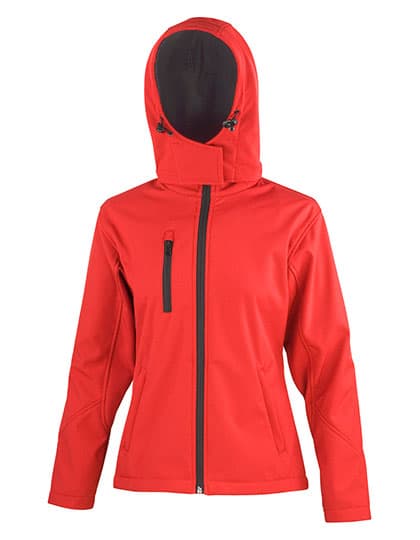 Women´s TX Performance Hooded Soft Shell Jacket — Red