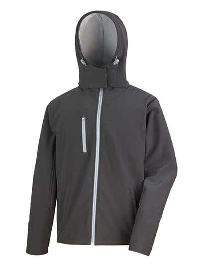 Men´s TX Performance Hooded Soft Jacket — Black