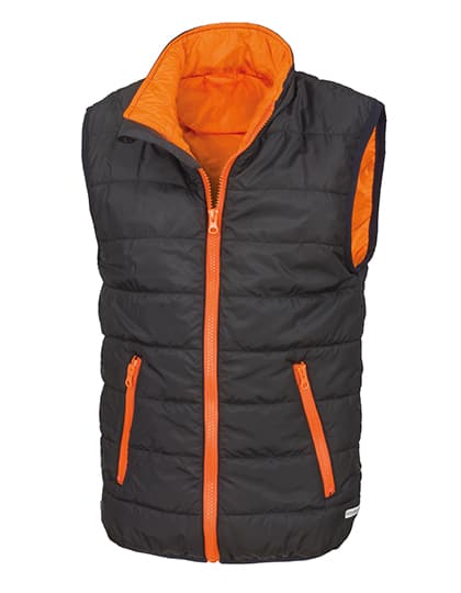 Junior Soft Padded Bodywarmer — Black