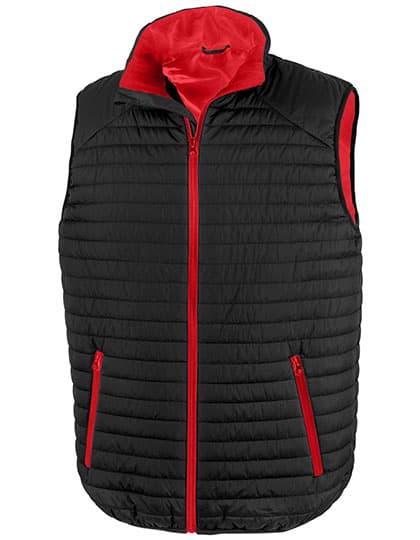Recycled Thermoquilt Gilet — Black