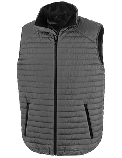 Recycled Thermoquilt Gilet — Grey