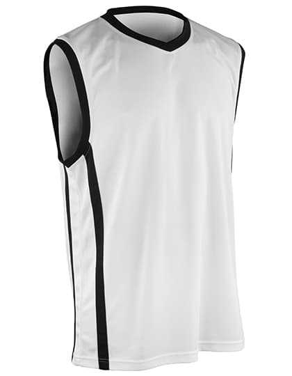 Men´s Basketball Quick Dry Top — White