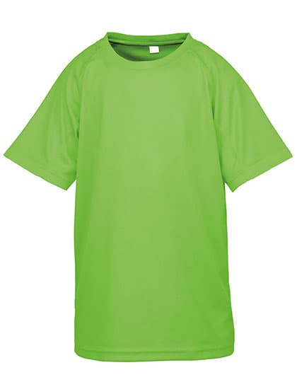 Junior Performance Aircool Tee — Lime