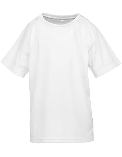 Junior Performance Aircool Tee — White