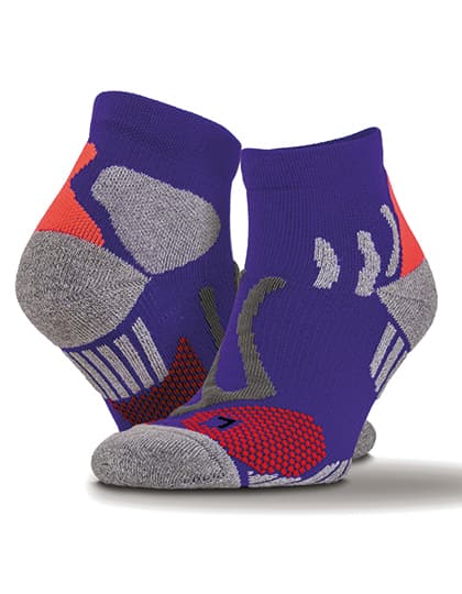 Technical Compression Coolmax Sports Socks — Purple
