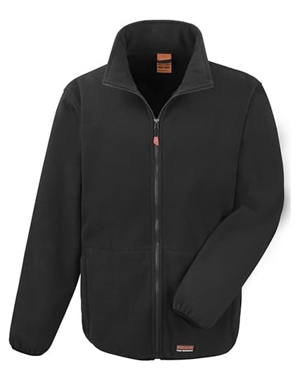 Heavy Duty Microfleece Jacket — Black