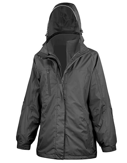 Women´s 3-in-1 Journey Jacket With Soft Shell Inner — Black