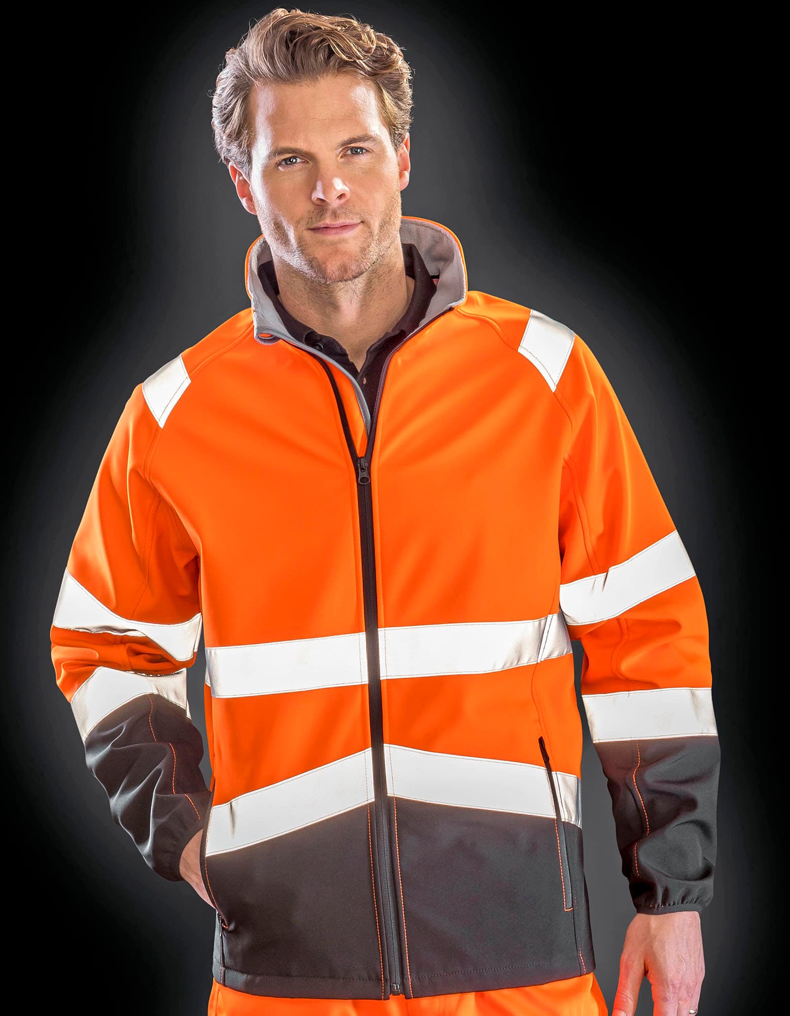 Printable Safety Softshell Jacket