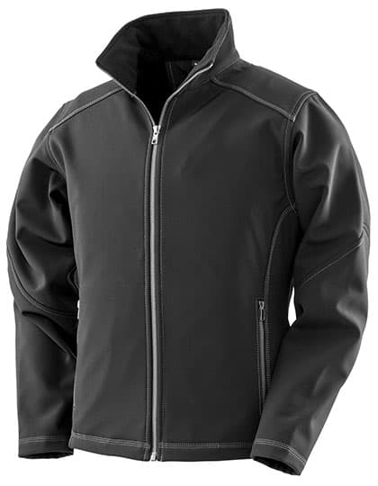 Women´s Treble Stitch Softshell Jacket — Black