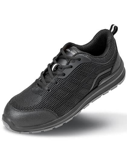 All Black Safety Trainer — Black