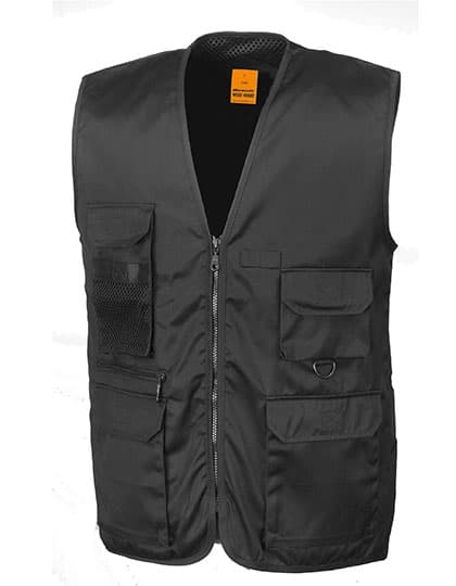 Safari Waistcoat — Black