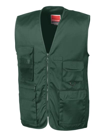 Safari Waistcoat — Lichen Green
