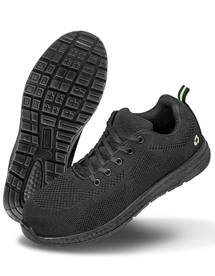 Recycled Safety Trainer — Black