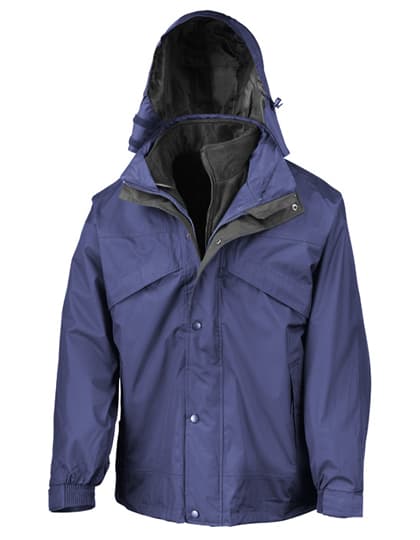 3-in-1 Zip & Clip Jacket — Royal