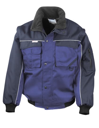 Zip Sleeve Heavy Duty Jacket — Royal