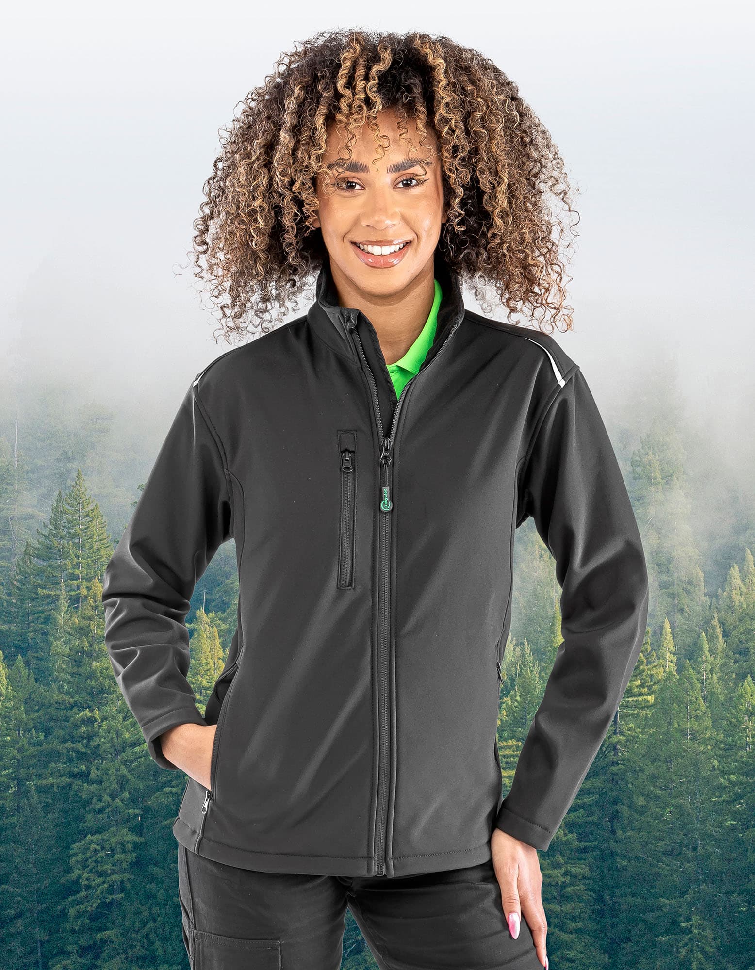 Women´s Recycled 3-Layer Printable Softshell Jacket