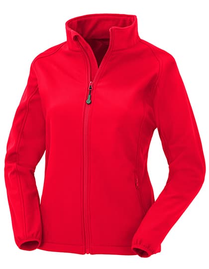 Women´s Recycled 2-Layer Printable Softshell Jacket — Red