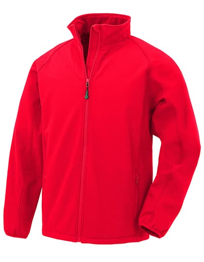 Men´s Recycled 2-Layer Printable Softshell Jacket — Red