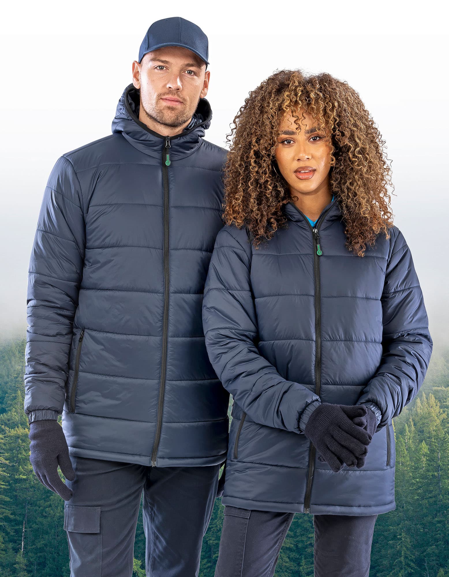Recycled Hooded Padded Parka