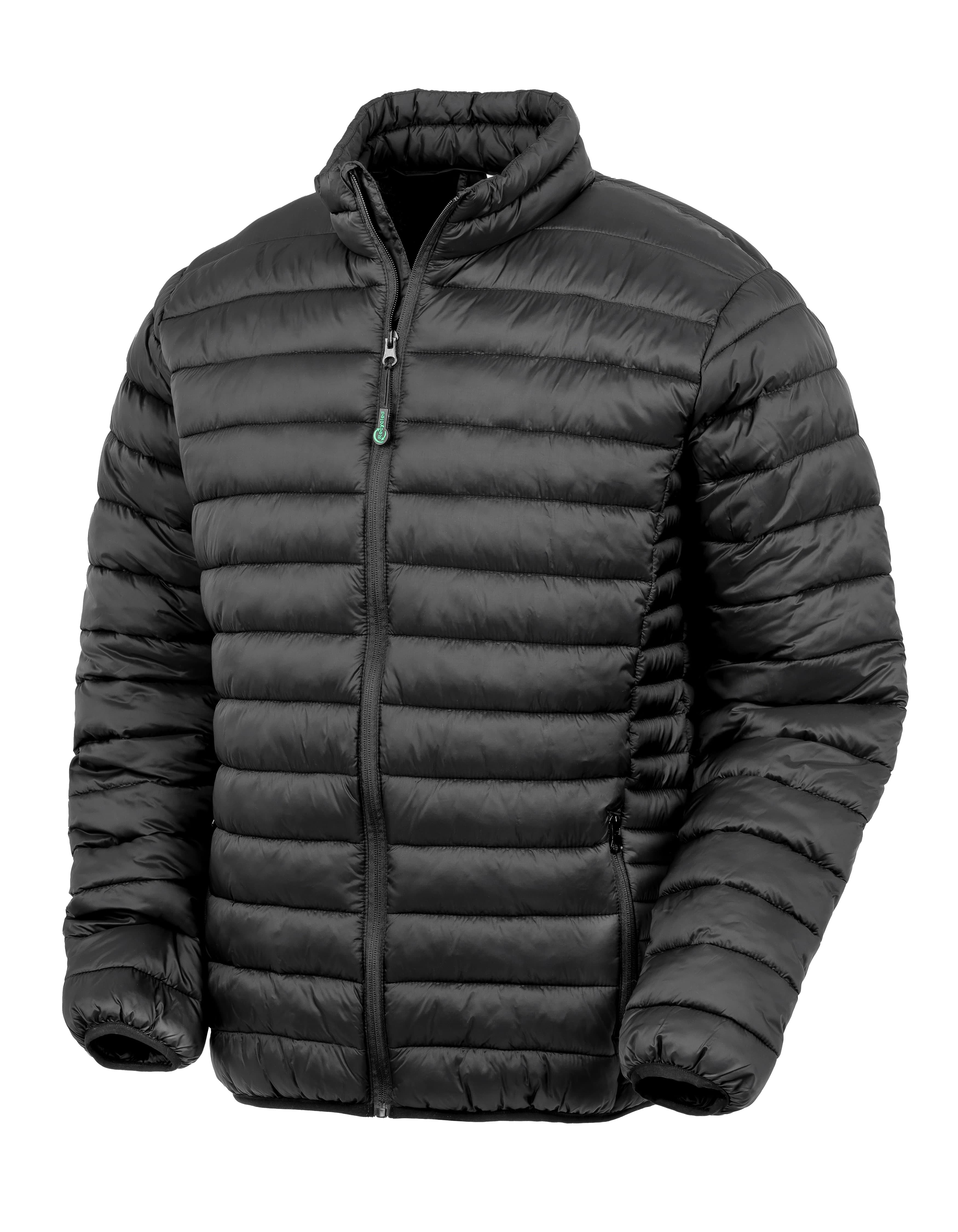 Recycled Padded Jacket — Black