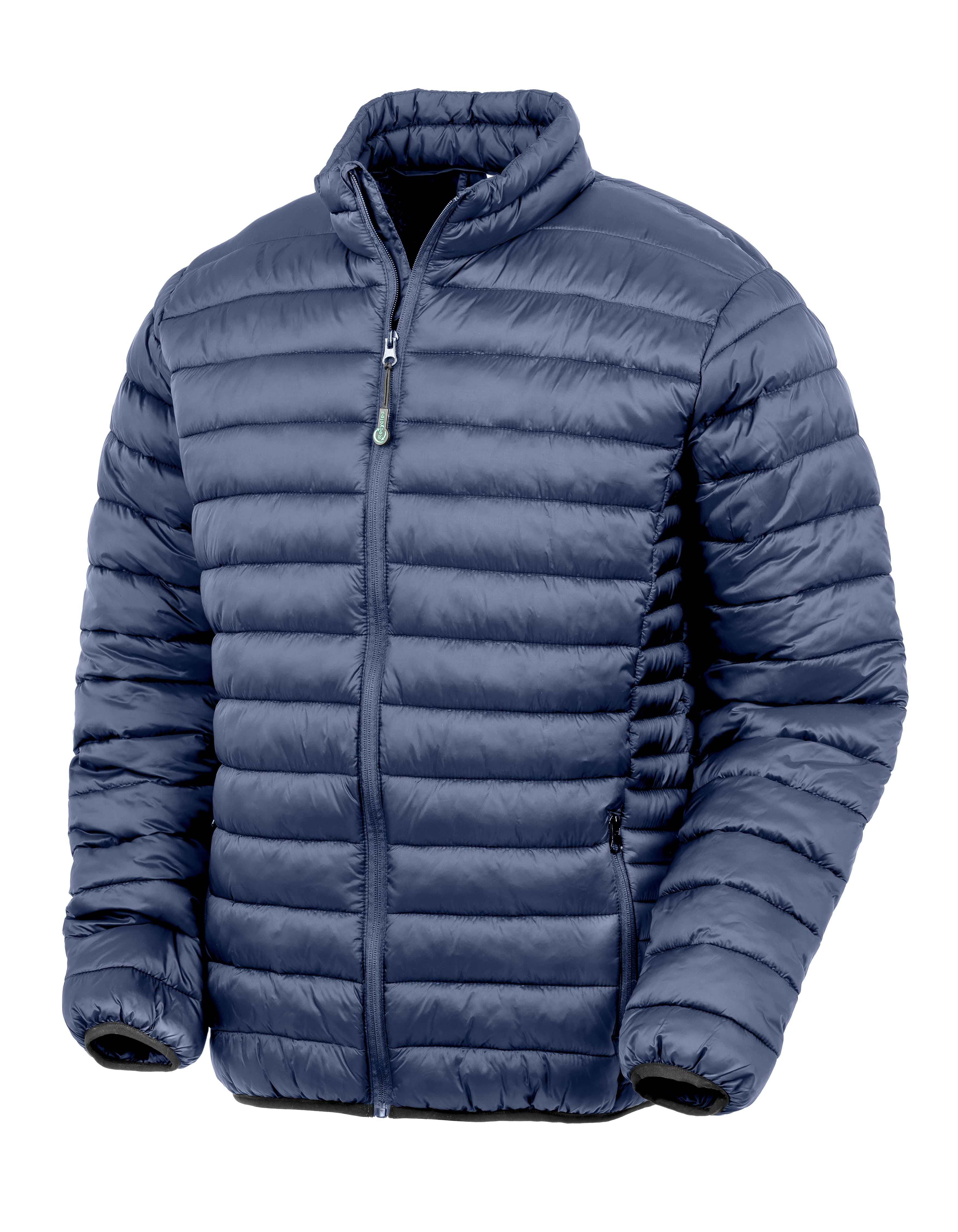 Recycled Padded Jacket — Navy