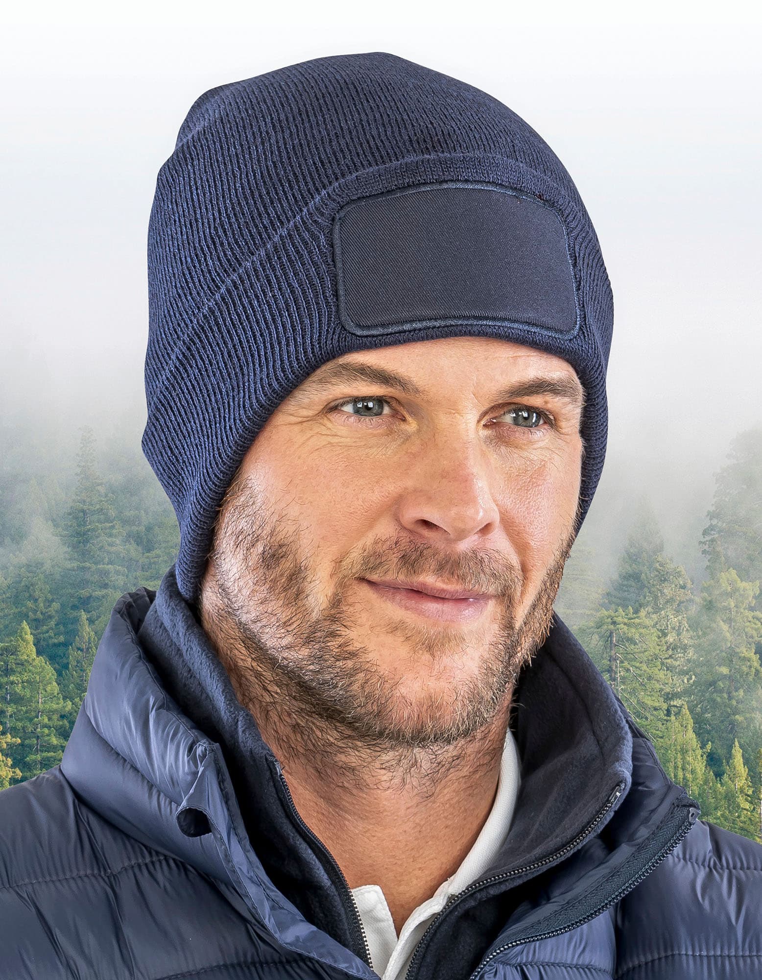 Recycled Double Knit Printers Beanie