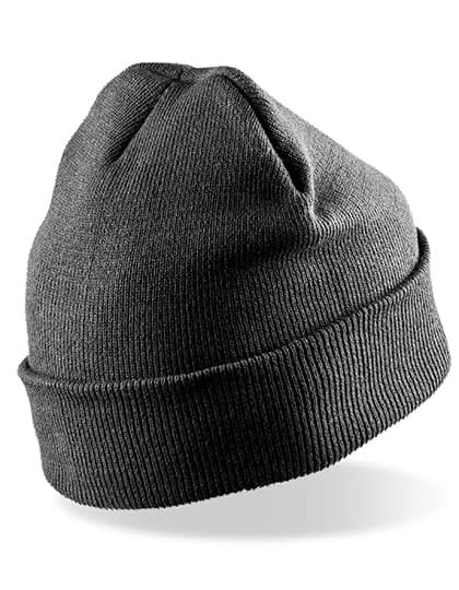 Recycled Woolly Ski Hat — Charcoal
