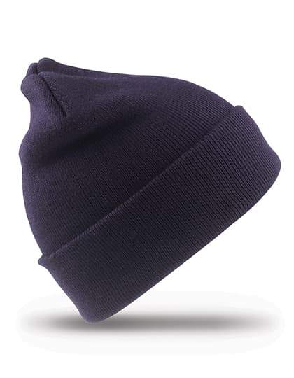 Recycled Woolly Ski Hat — Navy