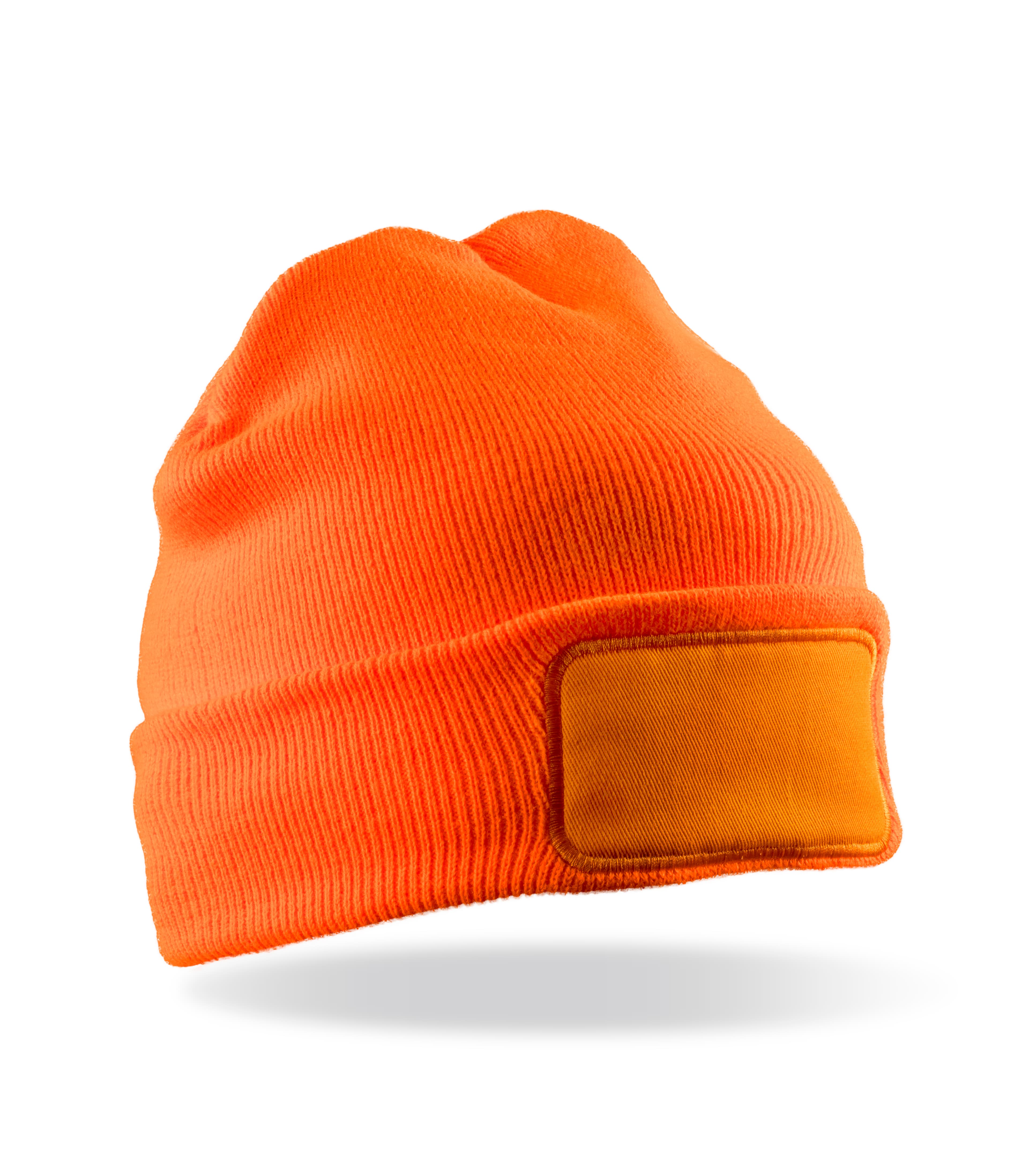 Recycled Thinsulate™ Printers Beanie — Fluorescent Orange