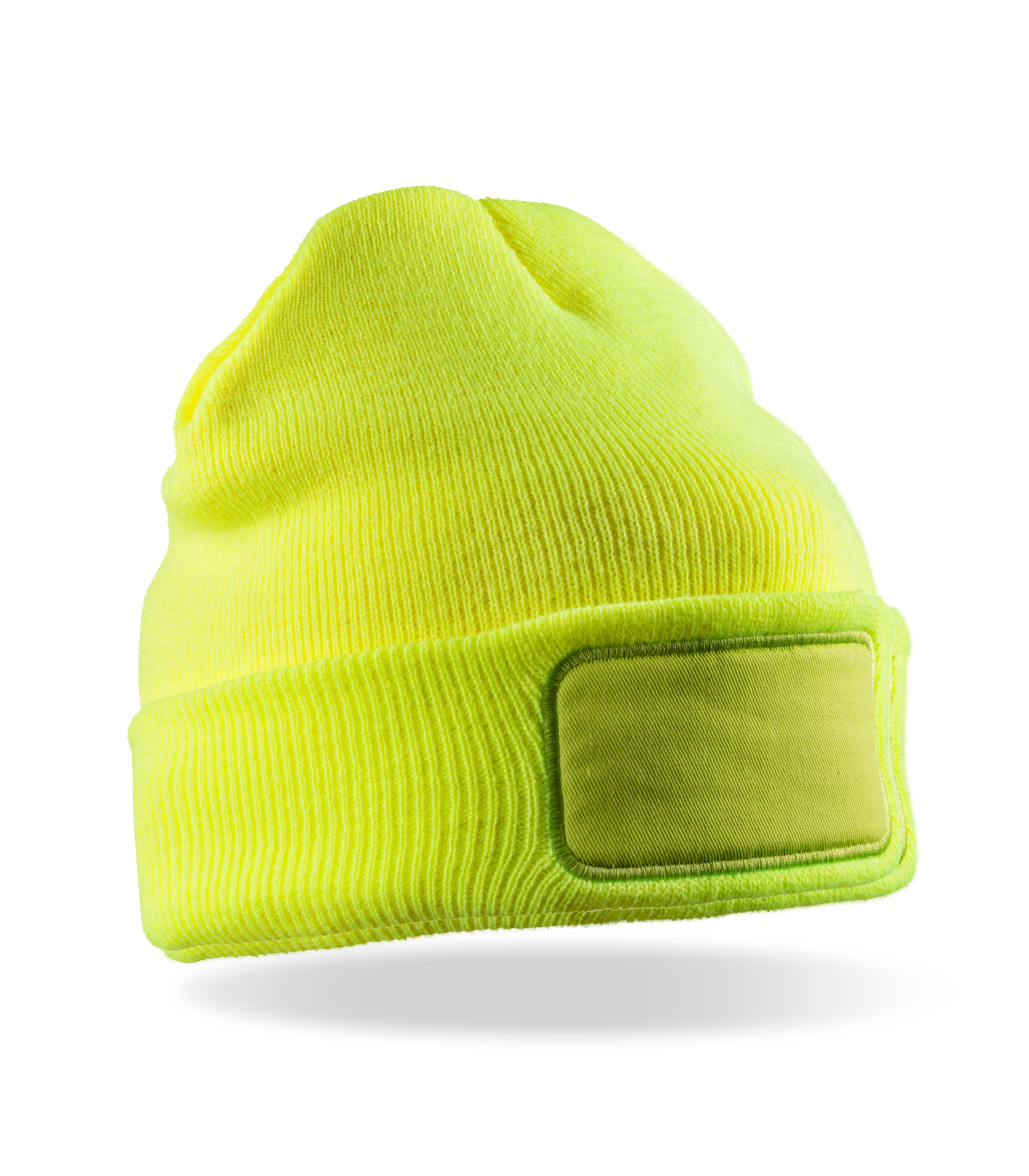Recycled Thinsulate™ Printers Beanie — Fluorescent Yellow