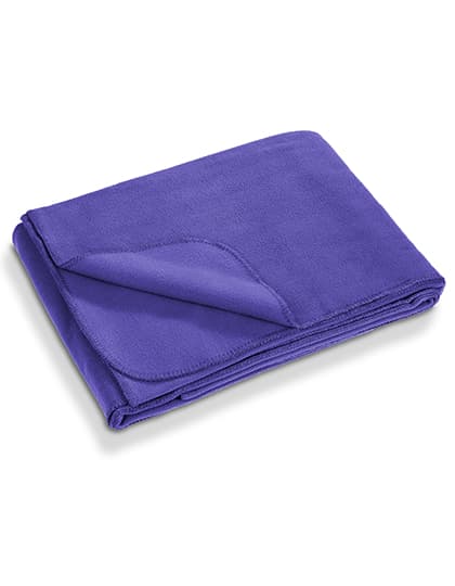 Recycled Fleece Blanket — Purple